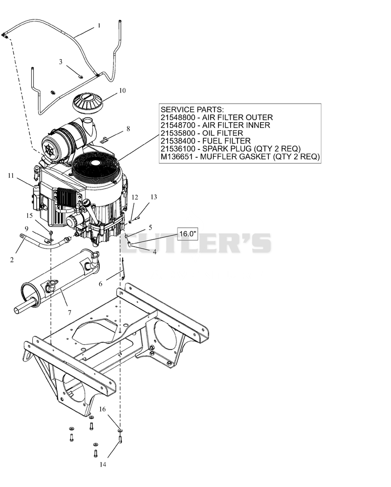 Engine - Kawasaki FX850