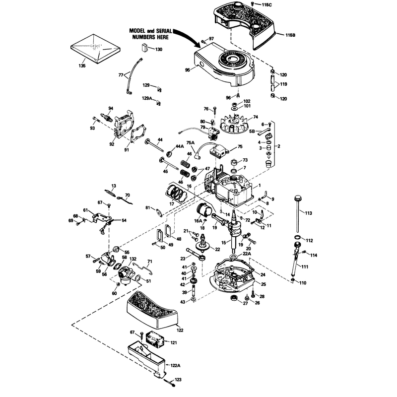 Engine Model No Tnt 100-10104f