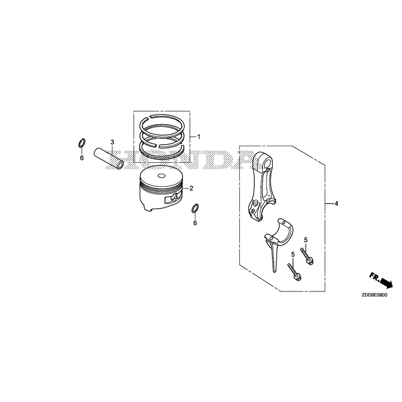 PISTON@CONNECTING ROD