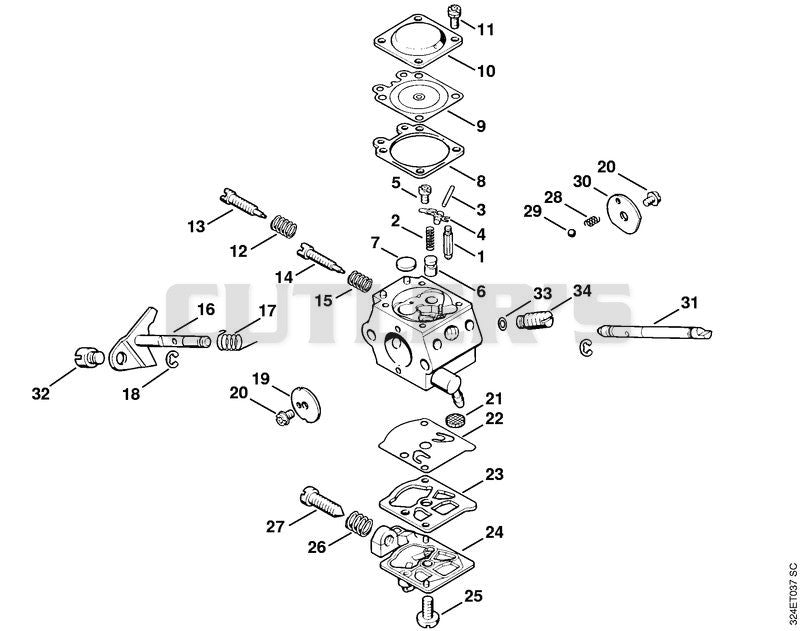 Carburetor WT-223 ⇥ 2 38 337 990