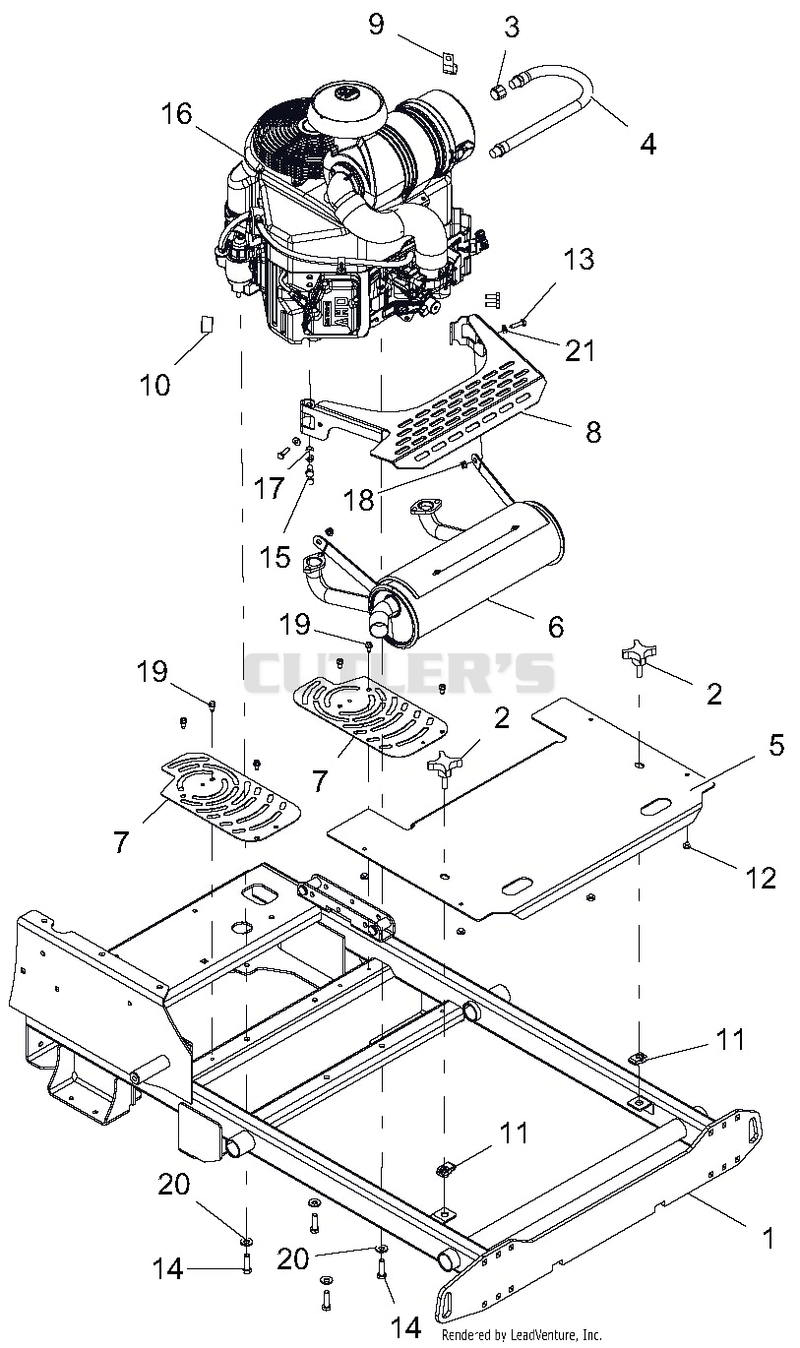 Engine And Frame