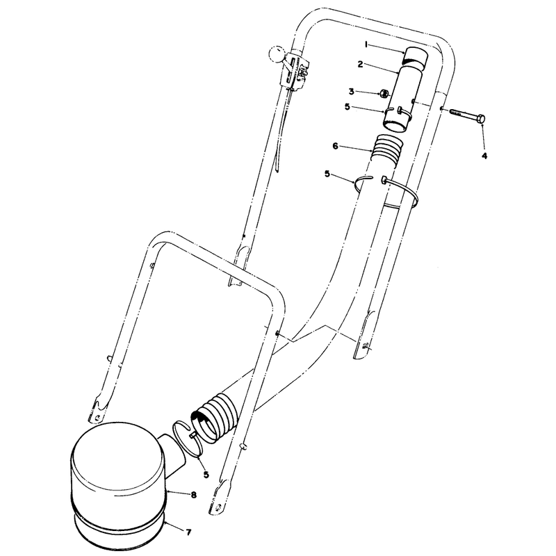 Remote Air Cleaner Kit No 43-6940 Optional