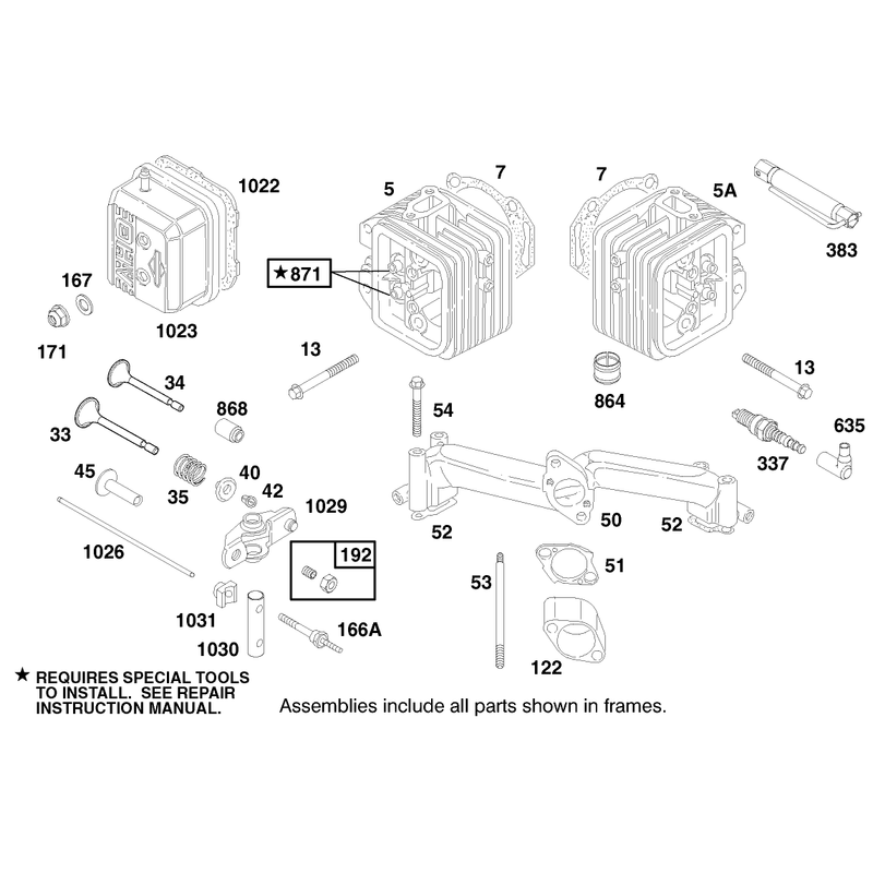 Engine Briggs and Stratton Model 303776-1188-A1