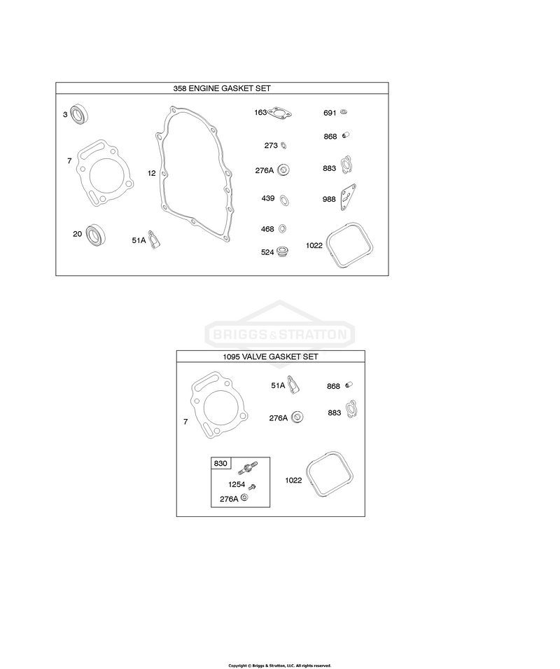 Engine and Valve Gasket Kits