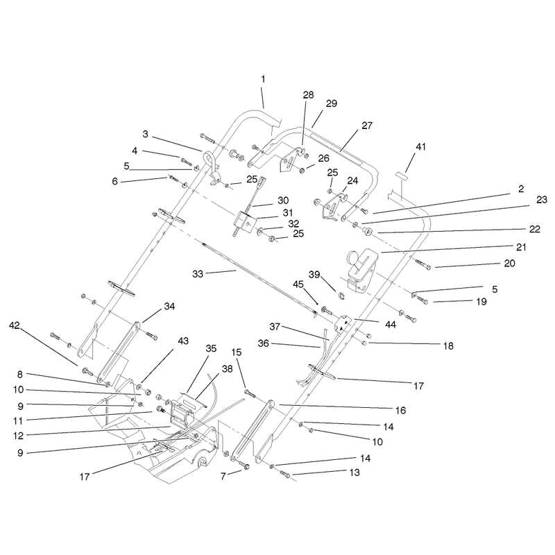 Handle and Controls Assembly