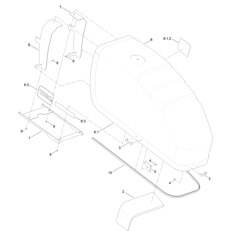 Front Hood Assembly No AU115517