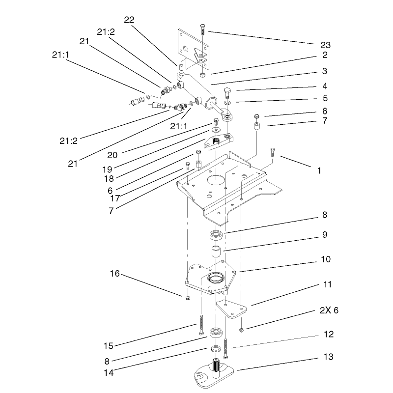 Power Steering Lower Assembly