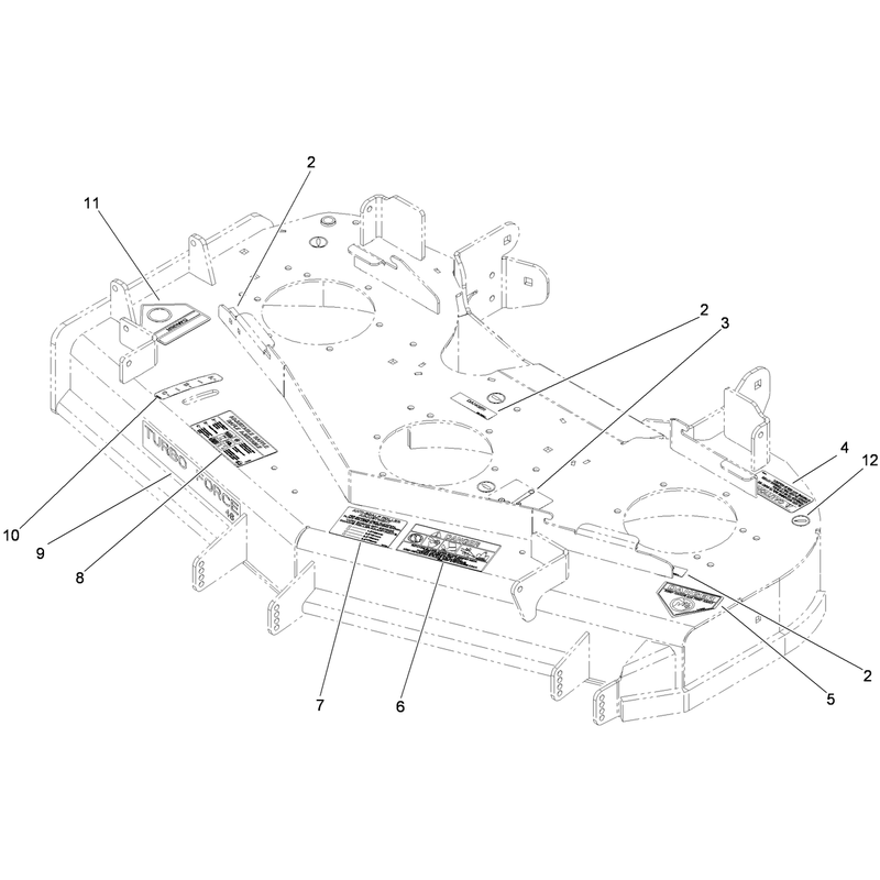 Deck Decal Assembly No. 112-4185