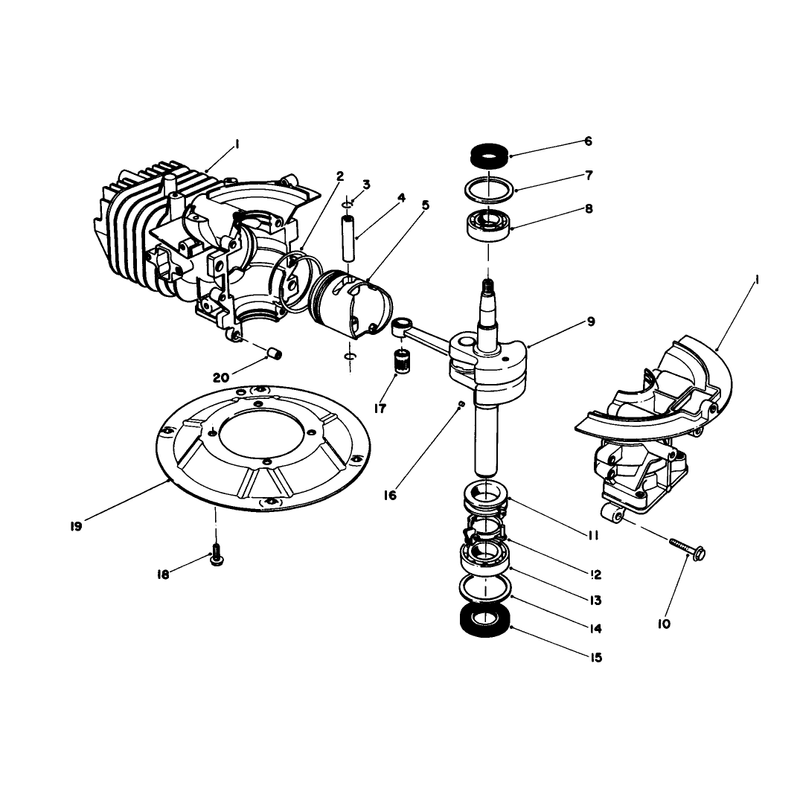 Engine Assembly Engine Model No 47ph7