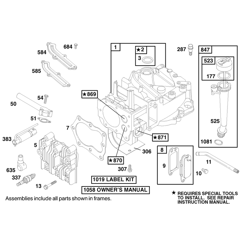 Engine Briggs and Stratton Model 12h802-1767-E1