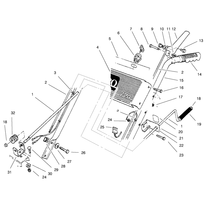 Handle Assembly Left Side