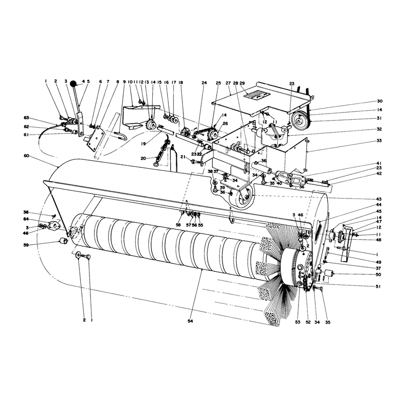 Angle Broom Assembly