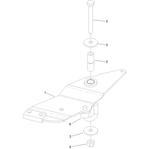 Brake Arm Assembly No 133-2629