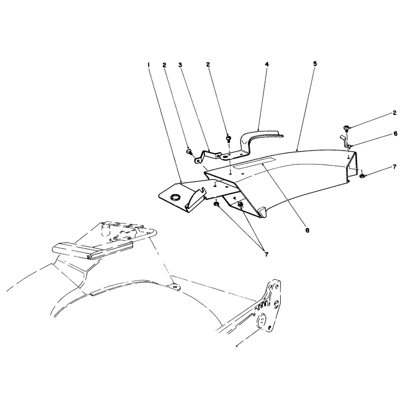 Side Discharge Chute Model No 59108 Optional