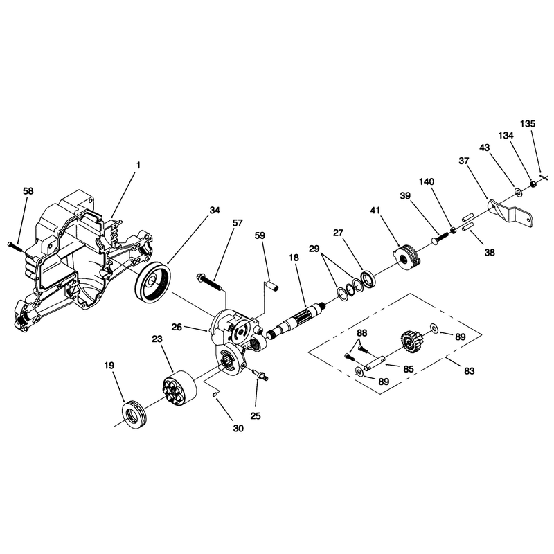 Hydro Transaxle Assembly Continued