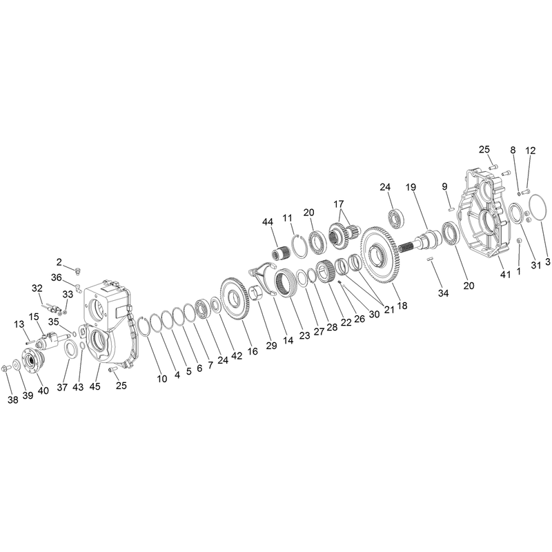 Gearbox Group Assembly No. 131-7039