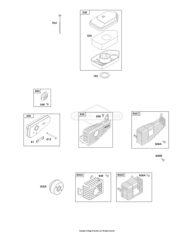 Air Cleaner, Exhaust System