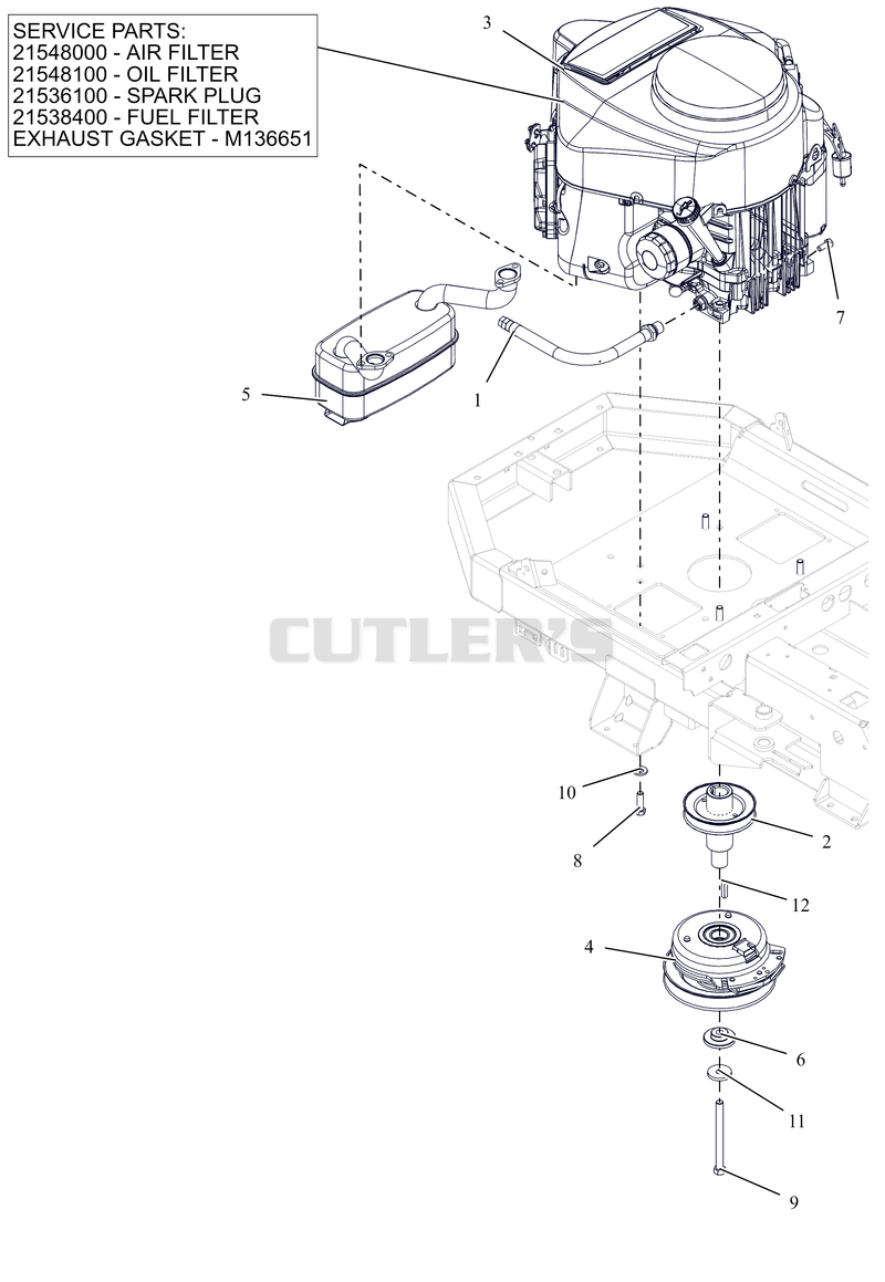 Engine - Kawasaki FR651V