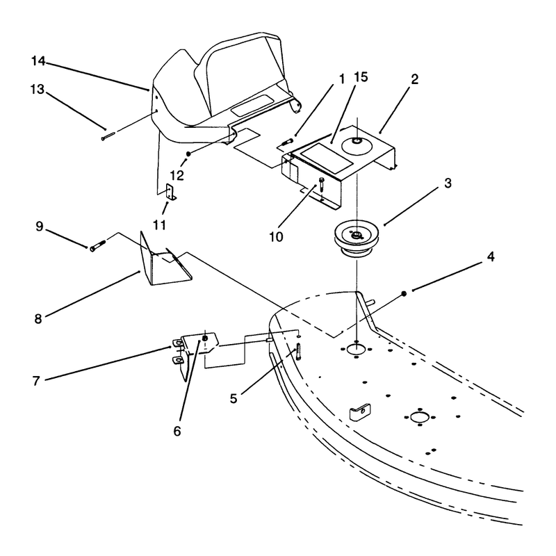 Shield Assembly 48in Cutting Unit