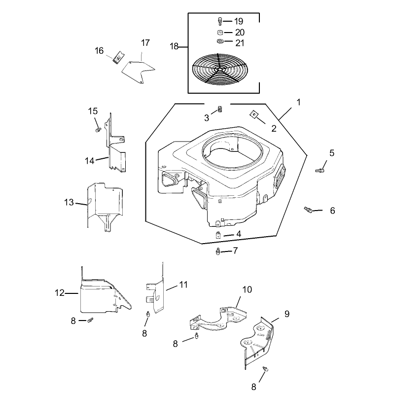 Blower Assembly Kohler CV20S PRO 65593