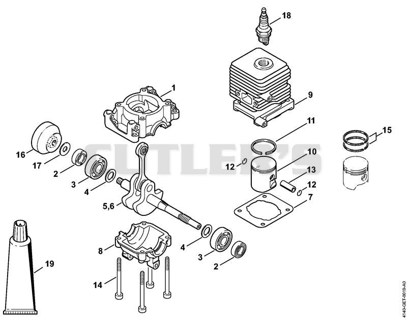 Crankcase, Cylinder