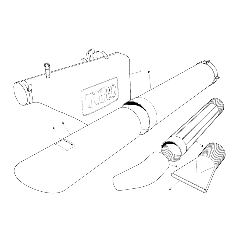 Rake-O-Vac Bagging Kit Model 51523 (standard On Model 51540 Optional On Model 51530)