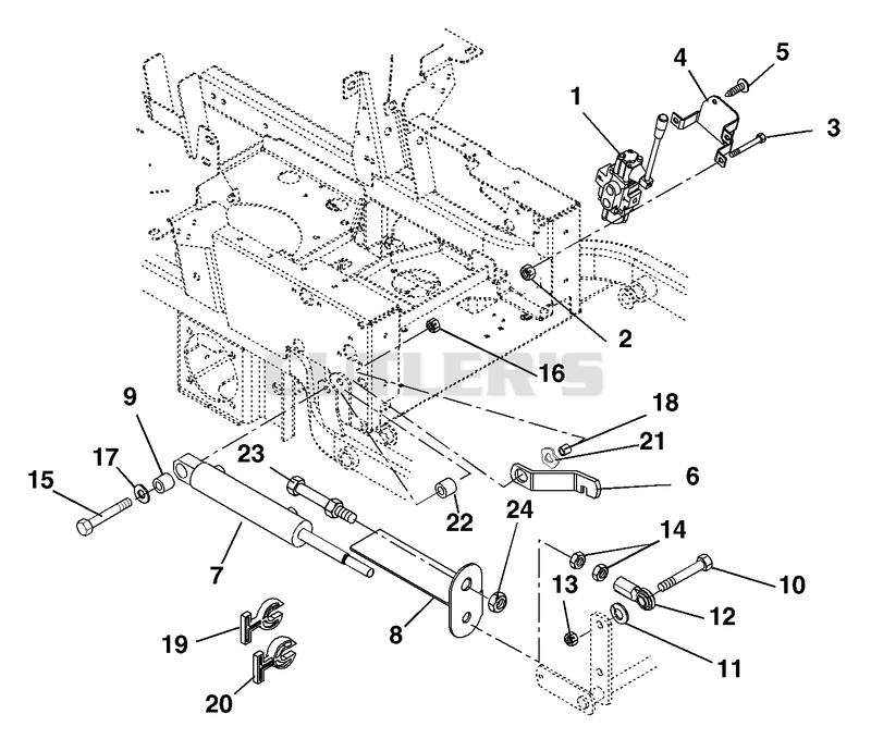 Lift Valve And Cylinder