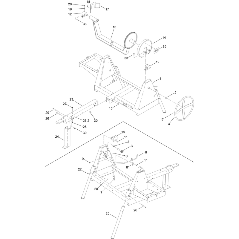 Frame and Yoke Assembly
