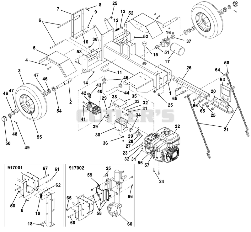 Frame Engine And Pump