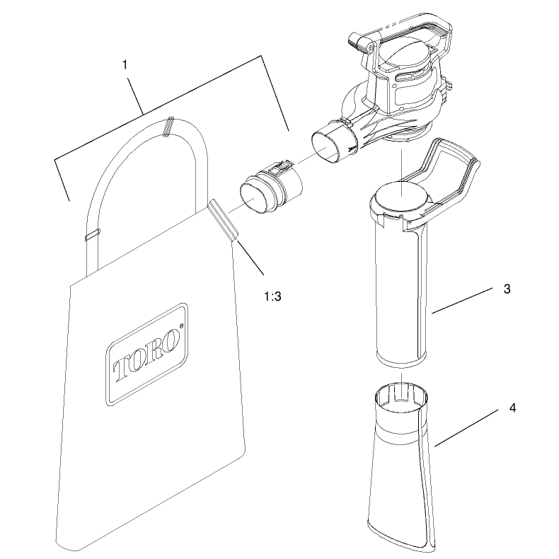 Vacuum Tube And Bag Assembly