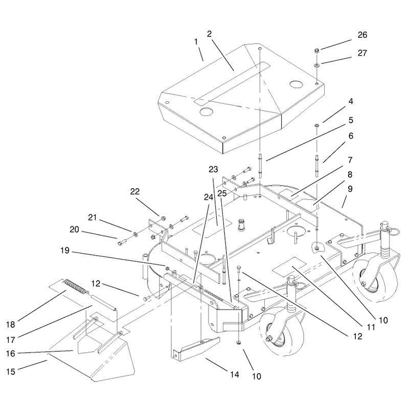 36in Deck Assembly