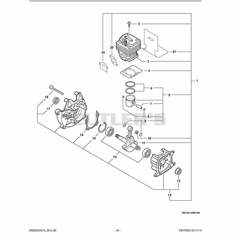 Engine, Short Block -- SB1044
