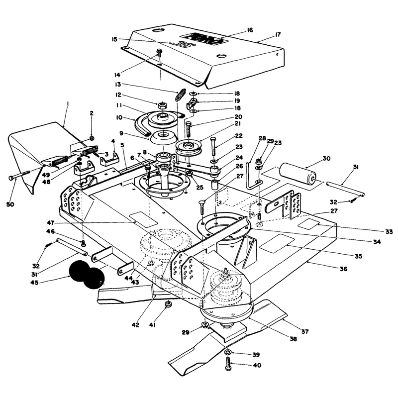 36in Cutting Deck Model No 30136