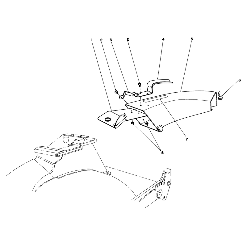 Side Discharge Chute Model No 59108 Optional