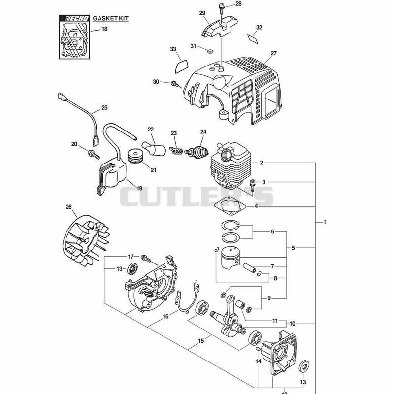 ENGINE, IGNITION, SHORT BLOCK, CYLINDER COVER