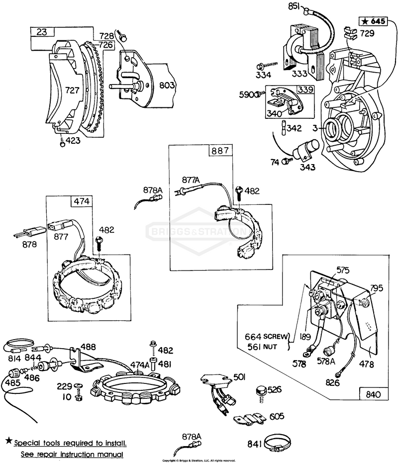 Alternators,Key Panel,Elect.
