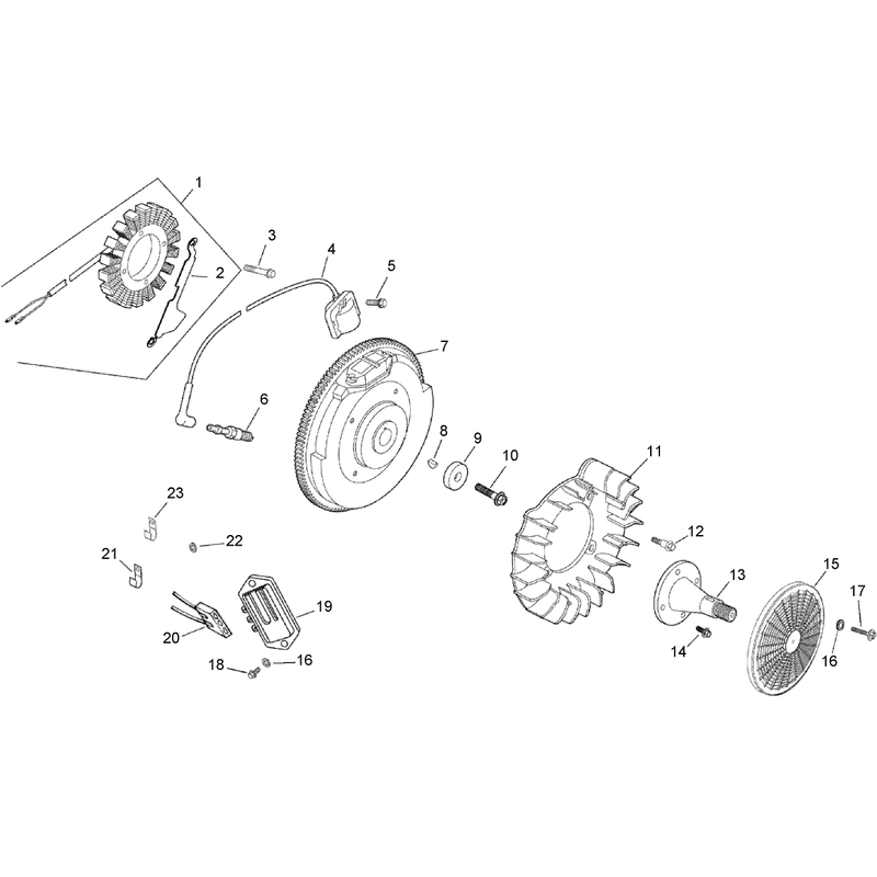 Ignition and Electrical Assembly Kohler CH730-0132
