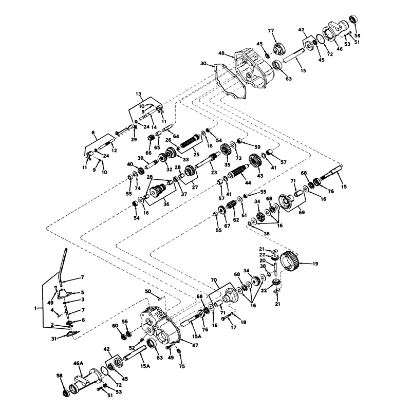 Transaxle Assembly Model No. 2301-A
