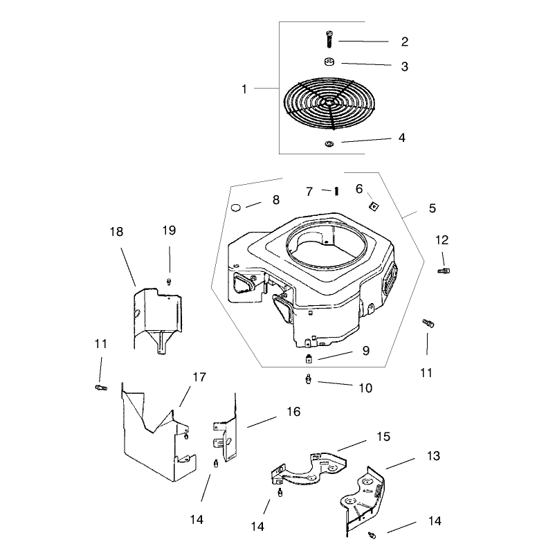 Blower Housing and Baffles