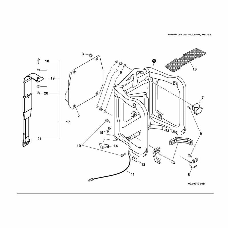Backpack Frame, Harness