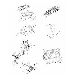 AUGER HOUSING AND IMPELLER
