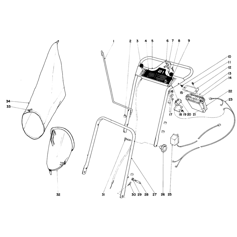 Handle Assembly Model No 21172