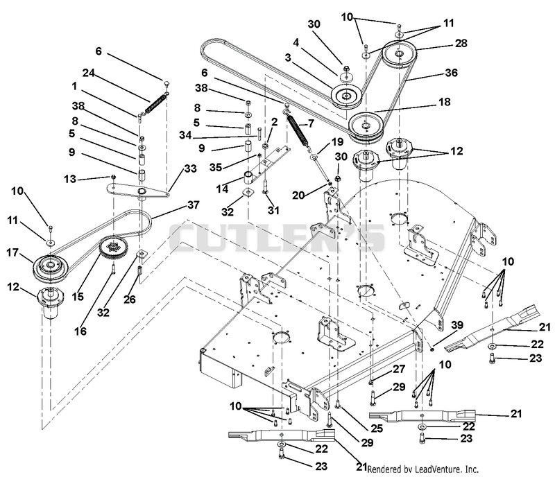 Belts, Spindles, Idlers And Blades - 60