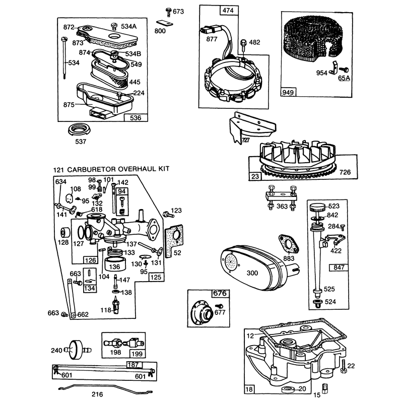Briggs and Stratton Model No 253706-0180-01 Continued