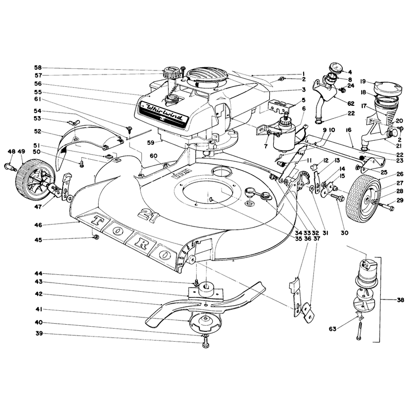 21in Whirland Hp Key Lectric
