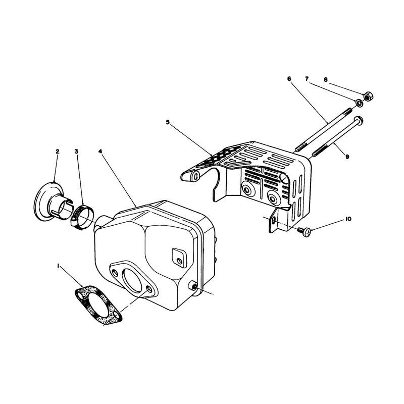 Muffler Assembly Model No 47ph7