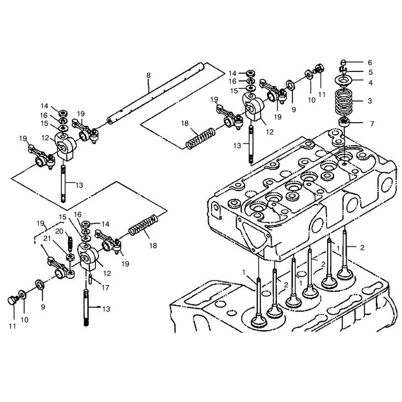 Valve and Rocker Arm Assembly