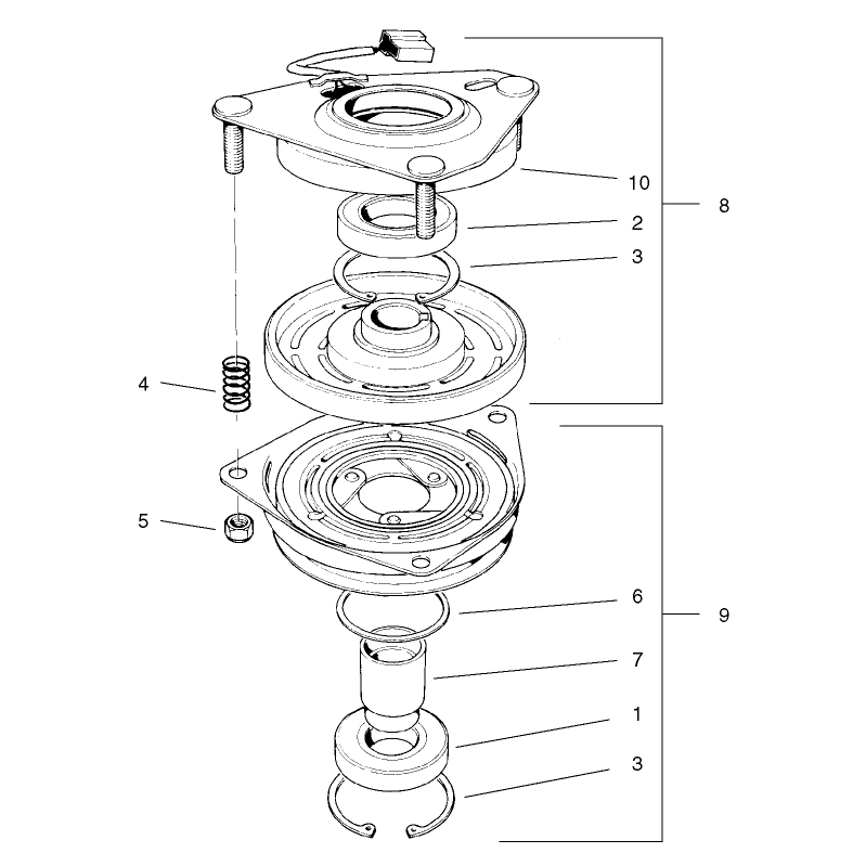 Clutch Assembly No 54-3200