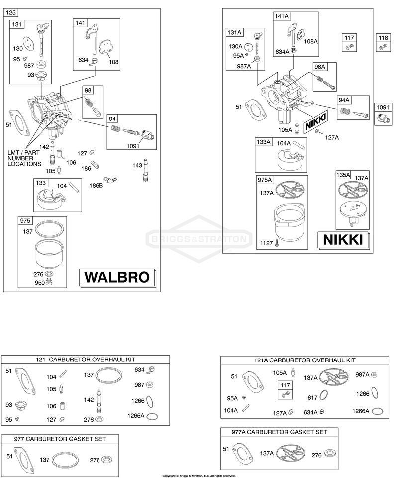 Carburetor, Kit - Carburetor Overhaul