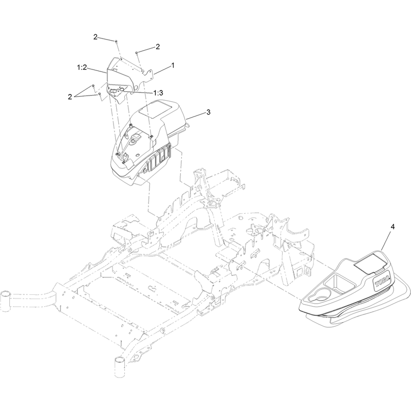 Fender Console and Control Assembly